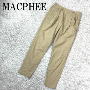 MACPHEE McAfee casual pants beige TOMORROWLAND Tomorrowland cotton polyurethane 34 B2068