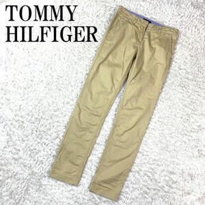 TOMMY HILFIGER スリムチノパンツ ベージュトミーヒルフィガー コットン 4 B2111