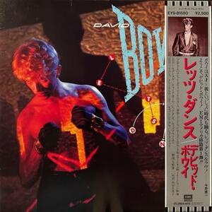 即決！DAVID BOWIE / LET'S DANCE [LP] 国内帯付き