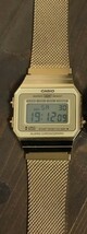 CASIO カシオ 新品 腕時計 デジタル メッシュ スタンダード レディース メンズ 金 未使用品 ゴールド 海外モデル A700WMG-9A 並行輸入_画像2