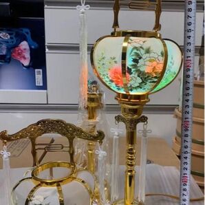 張2号 盆提灯 盆ちょうちん 回転 霊前灯 (仏具、仏壇)