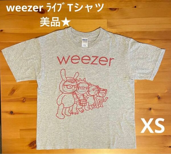 【美品】Weezer ウィーザー ライブTシャツ　XSサイズ