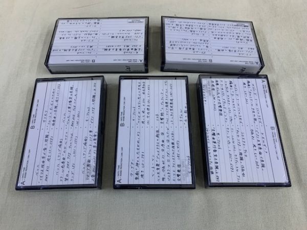 5本セット カセットテープ ハイポジ TDK SA X / HIGH POSITION