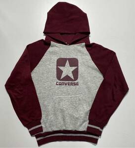 【M】CONVERSE LOGO Lagran Hoodie コンバース ロゴ ラグラン フーディー パーカー USA製 R772