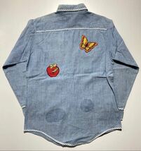 【M】1970s Vintage BIG MAC Chambray Shirt 1970年代 ヴィンテージ ビックマック シャンブレー シャツ 長袖シャツ ワッペン G2071_画像2