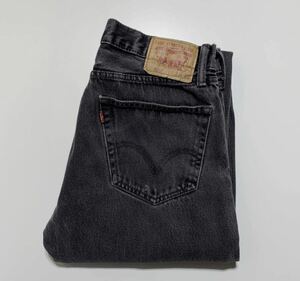【33×32】Levi's 505 Straight Fit Black Denim Pants リーバイス 00505-0260 ストレートフィット ブラック デニムパンツ G2138