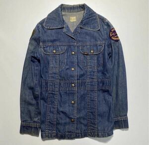 70s Vintage Ms.LEE Apple NRA Denim Jacket 70 period Vintage lady's Lee Apple Denim jacket Y1223