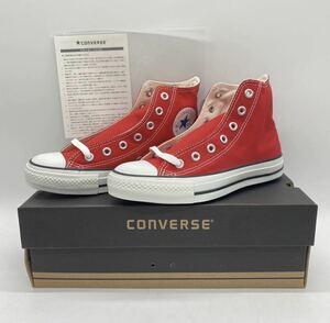 【23.5cm】新品 CONVERSE ALL STAR HI RED コンバース オールスター ハイカット レッド インドネシア製 (M9621) 2360