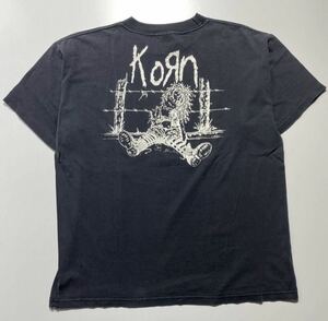 【XL】1990s Vintage Korn Band Print S/S Tee 1990年代 ヴィンテージ コーン バンド プリント 半袖Tシャツ バンドT USA製 R2127