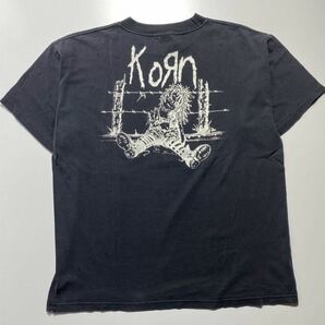 【XL】1990s Vintage Korn Band Print S/S Tee 1990年代 ヴィンテージ コーン バンド プリント 半袖Tシャツ バンドT USA製 R2127の画像1