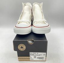 【24cm】新品 CONVERSE ALL STAR HI OPTICAL WHITE コンバース オールスター ハイカット オプティカルホワイト インドネシア製 (M7650)2365_画像2