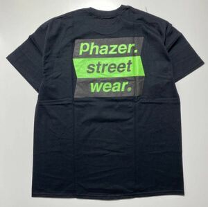 【XL】新品 Phazer Tokyo Logo Print Tee Black フェイザー トーキョー 東京 ロゴ プリント Tシャツ ブラック 半袖Tシャツ G1973