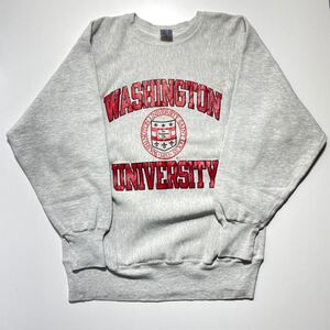 【XL】1990s Champion Reverse Weave Washington University 90年代 チャンピオン リバースウィーブ プリント スウェット メキシコ製 G2169