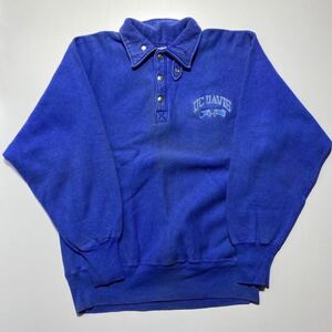 【XL】90s Champion Reverse Weave Half Snap 90年代 チャンピオン リバースウィーブ ハーフスナップ スウェット USA製 刺繍タグ G2241