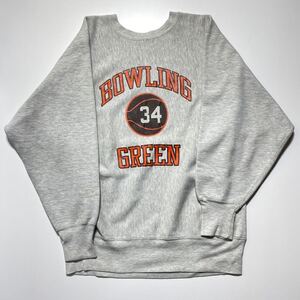 【XL】90s Champion Reverse Weave Bowling Green Sweat 90年代 チャンピオン リバースウィーブ プリント スウェット USA製 刺繍タグ G2242