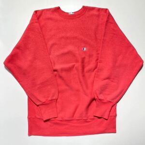 【XL】1990s Champion Reverse Weave Sweat 1990年代 チャンピオン リバースウィーブ スウェット 目付き ピンク USA製 刺繍タグ G2251