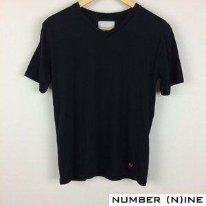 美品 ナンバーナイン 半袖Tシャツ ブラックサイズM 返品可能 送料無料