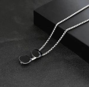  pendant top glasses sunglasses pa-sonalite hip-hop pendant stainless steel necklace man and woman use accessory 