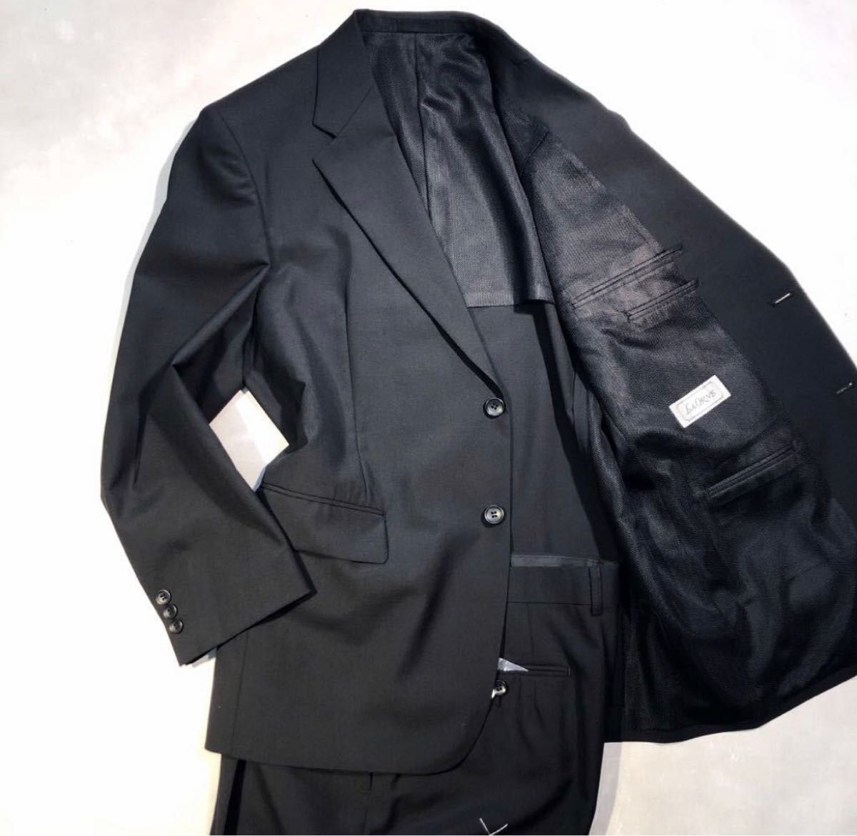 新品【サイズA5 M 高級礼服】3Bシングルスーツ ブラックフォーマル