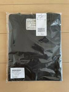 新品　BEAMS Co.Ltd.　ビームス　Vネック　カットオフ　長袖Tシャツ　ロンT　TEE　メンズ　XLサイズ　ブラック　Basic&Exciting　未使用