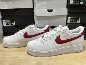 NIKE ナイキ エア フォース 1 '07 29.0cm 新品 ホワイト/ホワイト/チームレッド SNK980