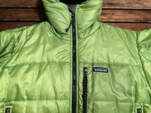 パタゴニア ダスパーカ patagonia ダウンセーター ダウン ジャケット ダスパーカー F02 グリーン ゲッコーグリーン XS 美品_画像7