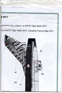 1/72モデルメーカー　Model Maker Decals D72034 Portuguese Lockheed-Martin F-16AM NTM 2011