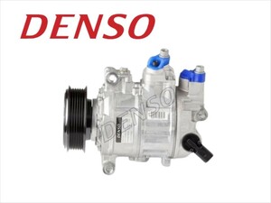 DENSO 新品 アウディ Q5 2.0TFSIクワトロ 8RCDNF エアコン コンプレッサー 8KD260805 437100-571