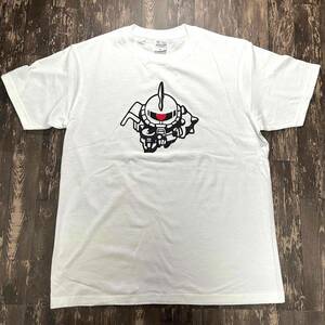 機動戦士ガンダム・シャア専用ザク・Tシャツ・白・XL