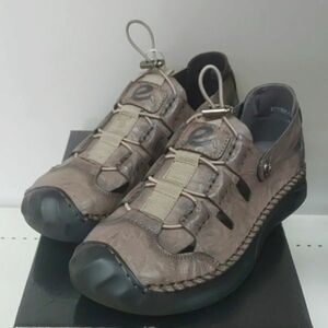  men's casual shoes khaki 24.5cm microfibre leather sport sandals turtle sandals g LUKA sandals ec2303