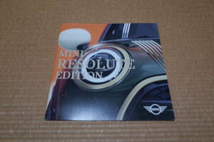  Mini MINI RESOLUTE EDTION catalog 2022.9 version 3 door 5-door convertible new goods 