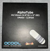 送料無料　ALPHACOOL AlphaTube 16/10mm（3/8 ID 1/2 OD） 1Meter-3.3Feet_画像1