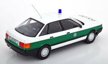 Triple 9 1/18 Audi 80 B3 Saloon 1989　POLIZEI　アウディ　パトカー_画像2