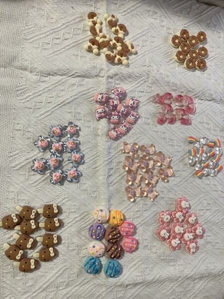 (11)アクセサリーパーツ ハンドメイド ハンドメイド デコパーツ 可愛いパーツ 動物パーツ うさぎ