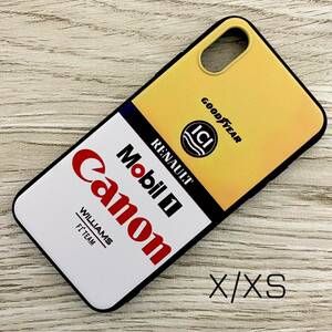 キヤノン ウィリアムズ ルノー iPhone X / XS ケース F1 Williams FW14 キャノン マンセル パトレーゼ セナ スマホ