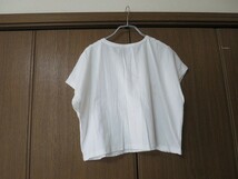 ザラ　ZARA　エンブロイダリーレース　カットソー　ショート丈_画像2