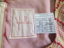 シビラ　sybilla　総刺繍　チェック柄ワンピース_画像7