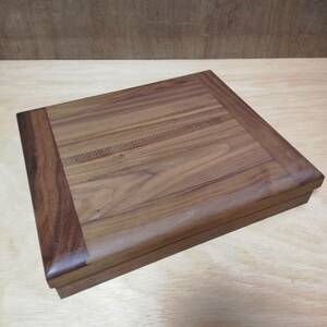  walnut purity accessory case 35cm×30cm×6.5cm case file box document box toolbox adjustment box letter case collection tree 