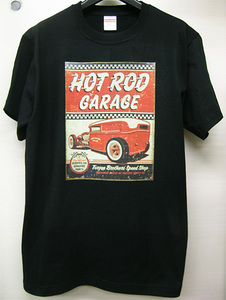 ティンサインＴシャツ A55 黒 ホットロッド ローライダー アメ車 1950s ラットロッド ストリートロッド フォード 1928 1929 1930 1931 1932