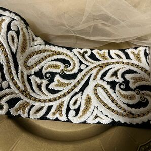 インド刺繍リボン超太幅ゴージャスまとめ割有り50cm 1mハンドメイド