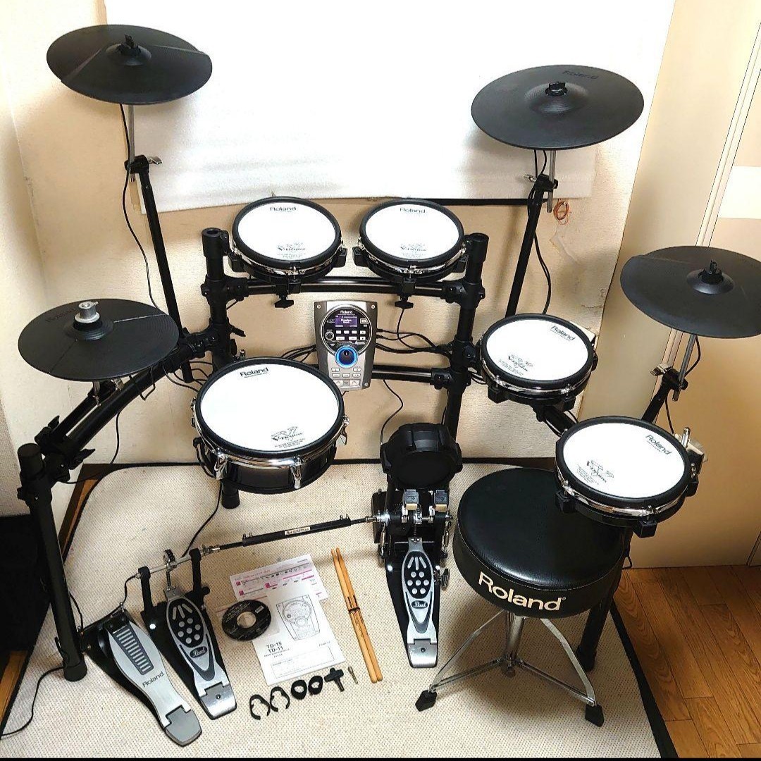 美品 Roland V-Drums TD-15 Custom ローランド 電子ドラム | JChere