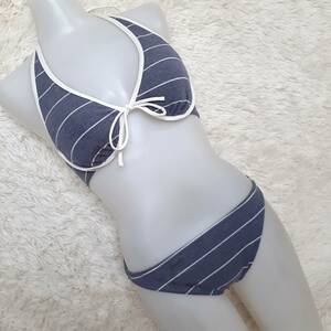  anonymity delivery *. Western-style clothes cloth ho ruta- wire bikini swimsuit gray 9Mki