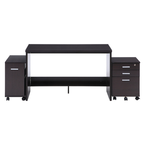  living desk + key attaching desk in chest + rack Brown [ new goods ][ free shipping ( one part region excepting )]