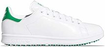 完売品 送料無料 25cm●アディダス スタンスミス ゴルフ adidas STAN SMITH GOLF 白 緑 Q46252 _画像3