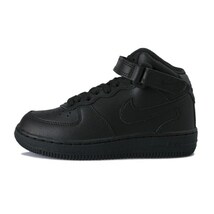 16cm●NIKE FORCE 1 MID (PS) 314196-004 Black　ナイキ フォース 1 ミッド 黒 AF1 AIRFORCE キッズ ベビー 1982年 リンクコーデ _画像1