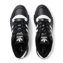 送料無料 23cm ● adidas RIVALRY LOW 黒 白 アディダス リバルリー ロー EG8063 80年代 スニーカー レザー レトロ オールドスクール_画像2