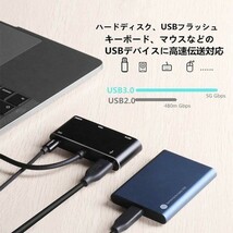 即納 USB C 5in1 ハブ Type-C HDMI変換アダプタ HDMI/USB3.0/VGA/オーディオポート 100w PD充電 4Kx2K@30Hz出力_画像5