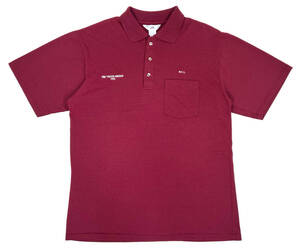 USA製 1980s RED KAP Polo shirts M Burgundy ヴィンテージ レッドキャップ 半袖ポロシャツ バーガンディー シングルステッチ