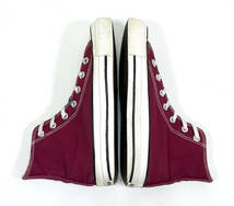 USA製 1990s CONVERSE ALL STAR HI US5(24cm) Burgundy オールド コンバース オールスター ハイカットスニーカー バーガンディ_画像4