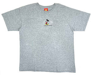 1990-2000s Disney Mickey Mouse S/S Tee XL Gray オールドディズニー ミッキーマウス 半袖Tシャツ グレー キャラクター